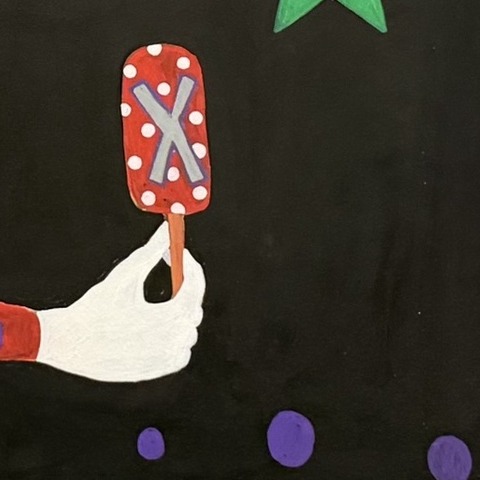 ARTik by Bazooka Joe, detail: the popsicle