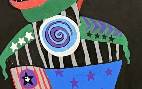 ARTik by Bazooka Joe, detail: the spiral at the throat
