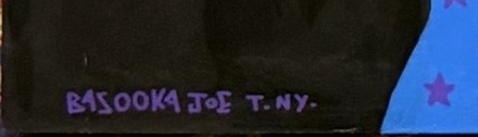 ARTik by Bazooka Joe, detail: the signature