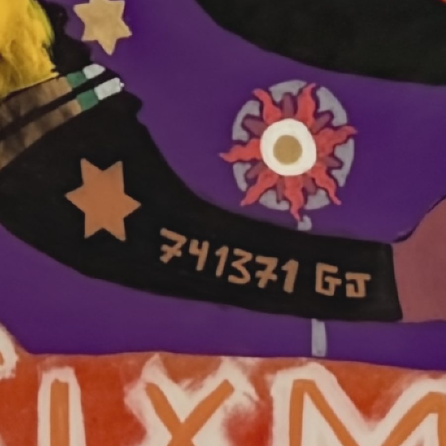 741371 GJ on the arm, detail